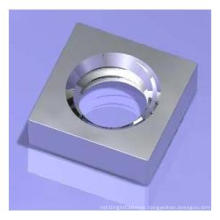 Carbon Steel Square Nuts Without Bevel/Pressed Nuts DIN562